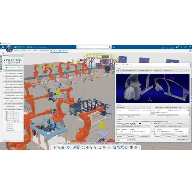 DELMIA Apriso - MES for Optimizing production lines, improving quality control, and managing real-time data